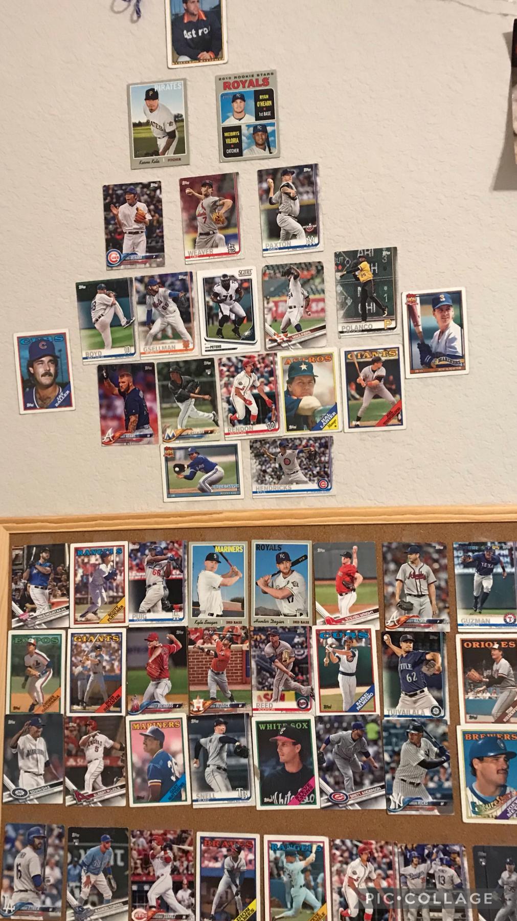 Look at this baseball cards my brother has!!!🤨🙄😮