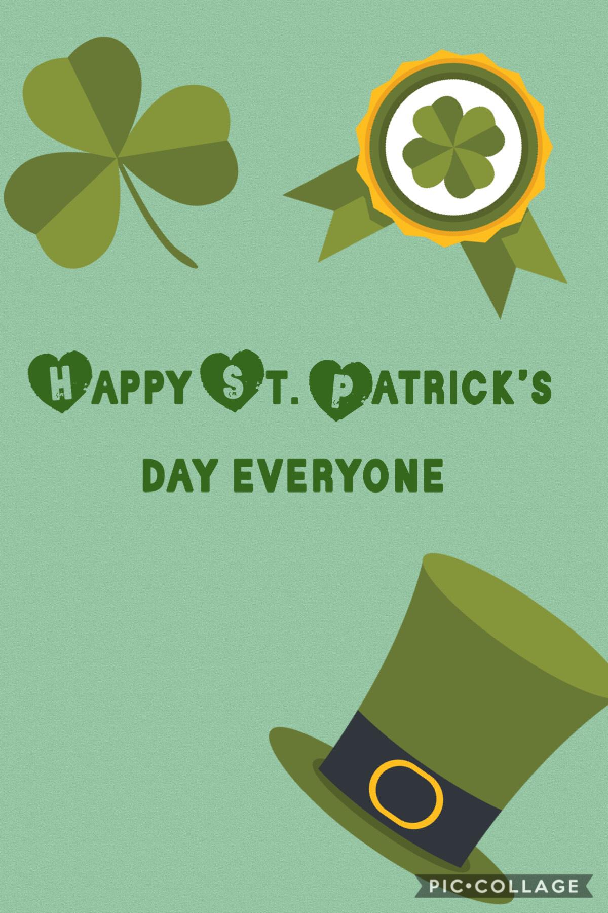 Happy St. Patrick’s day everyone