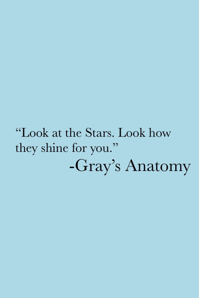 I totally DON’T watch Gray’s Anatomy.....😋