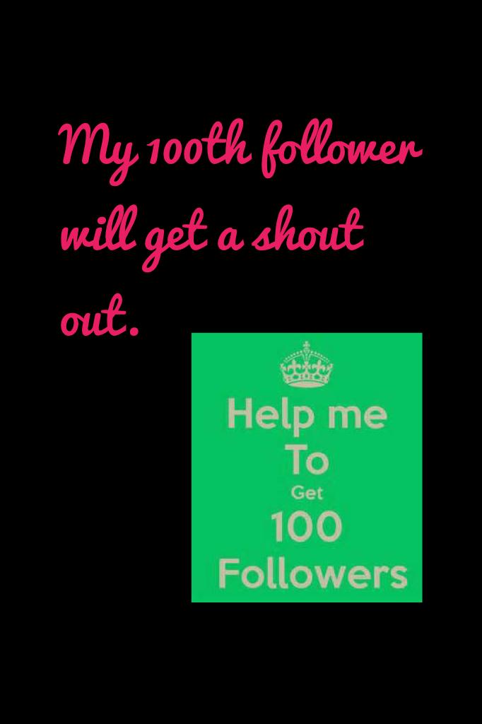 #100 followers#please