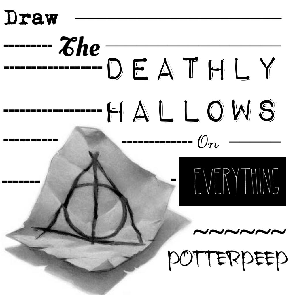 ~click~
This is how anybody would find me. I literally leave a trail of deathly hallows symbols.