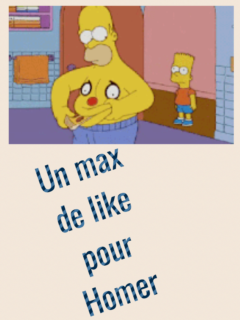 Un max de like pour Homer