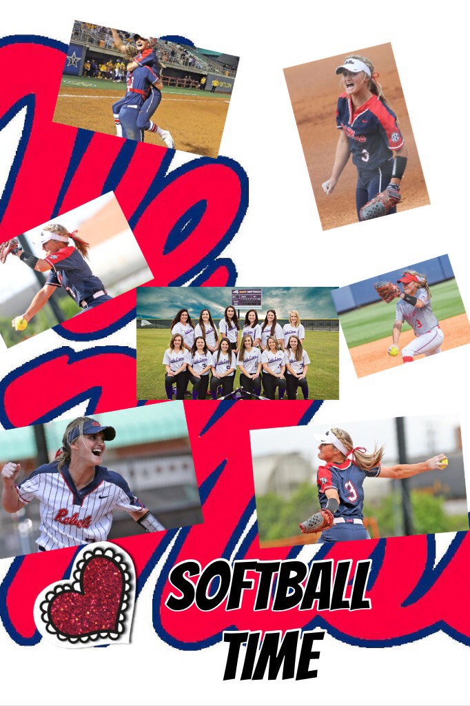 Softball time I made this collage about Kaitlin lee the ole miss rebels pitcher
