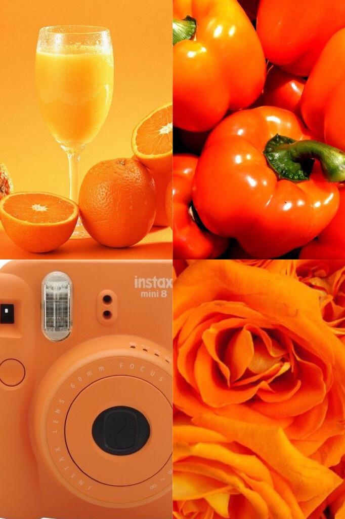 Orange Collage for Halloween