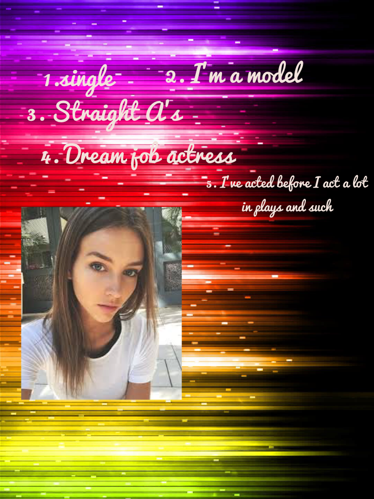 4. Dream job actress 