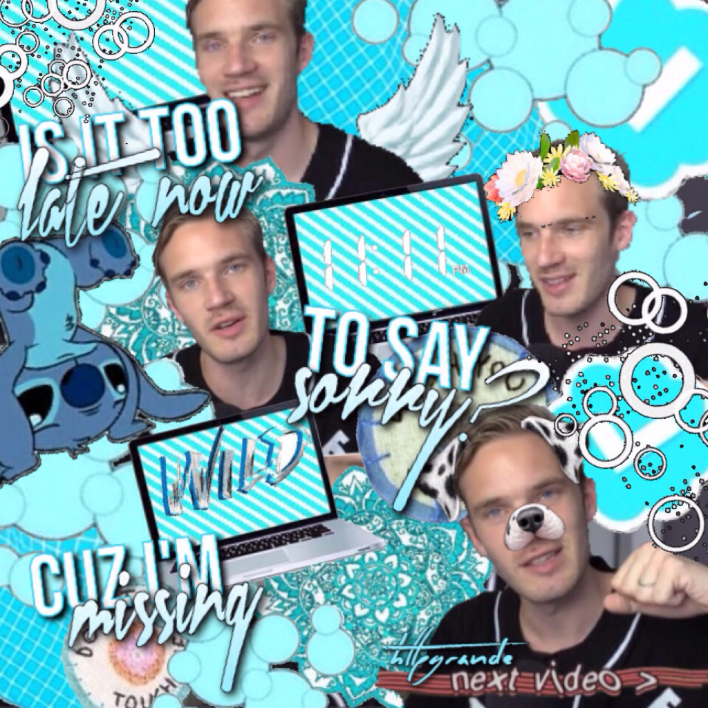 Pewds complicated blue edit!😹💜😱I am kinda proud😂I promise in future there will be more of these,better😂💪anyways wazzup babies?💘👋