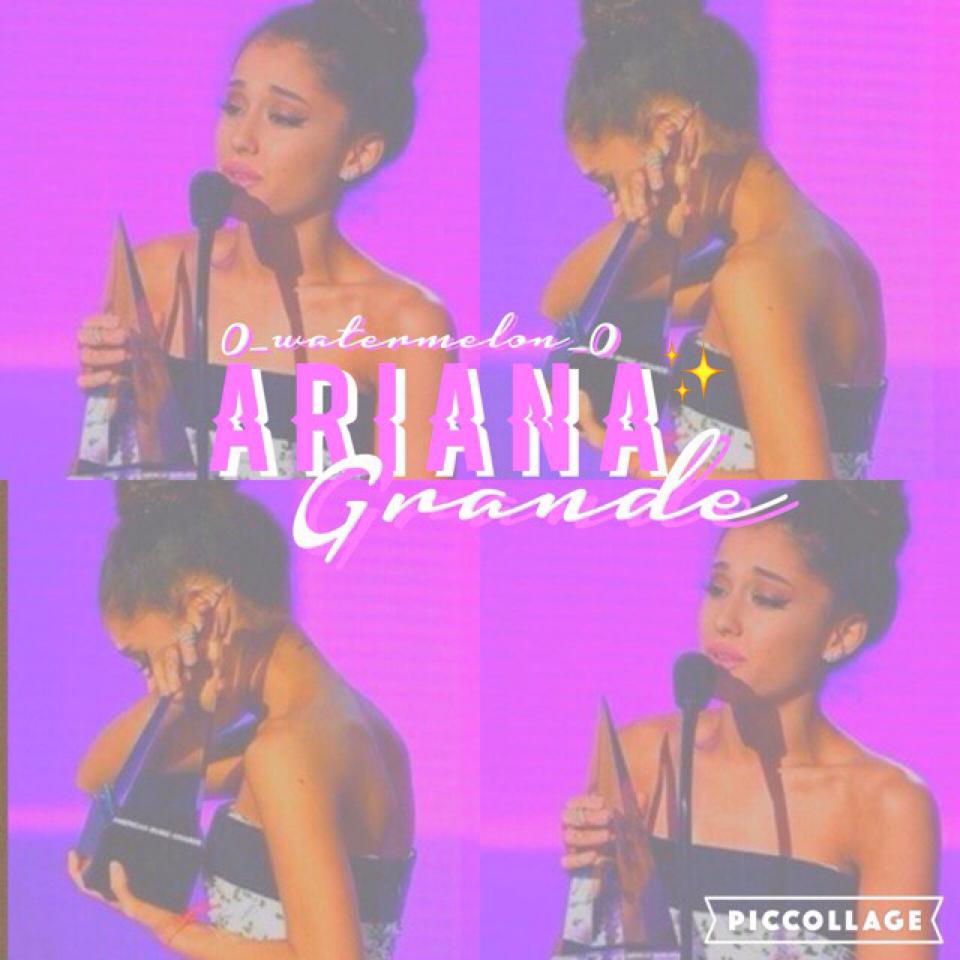 ✨Ariana Grande✨she's gorgeous // love this edit // #simple #featureme 💐💕✨