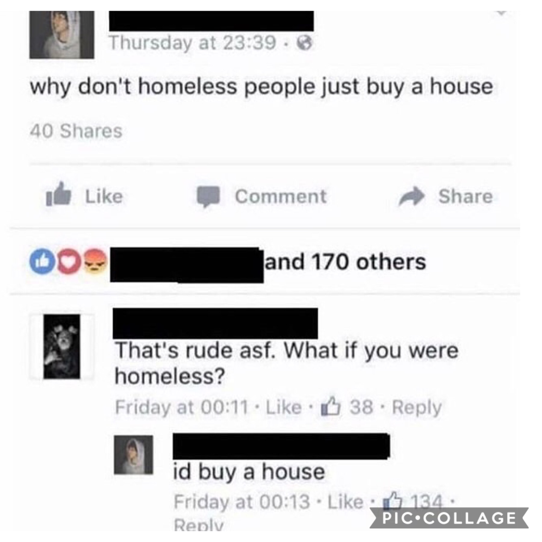 Why don’t homeless people buy a house?