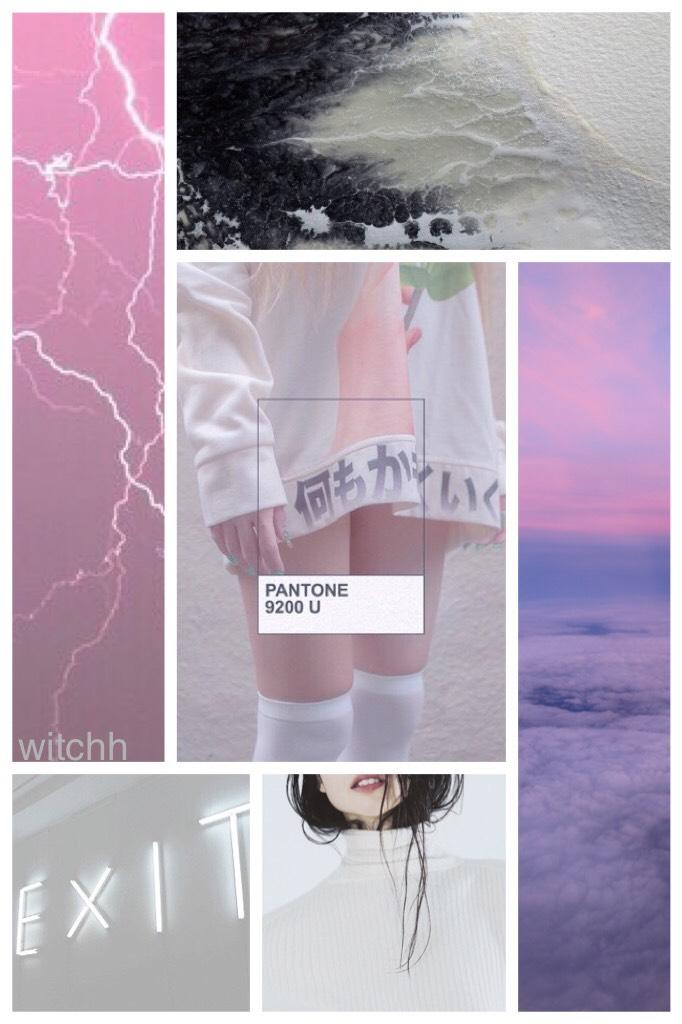 airy pink mood board💿🕊