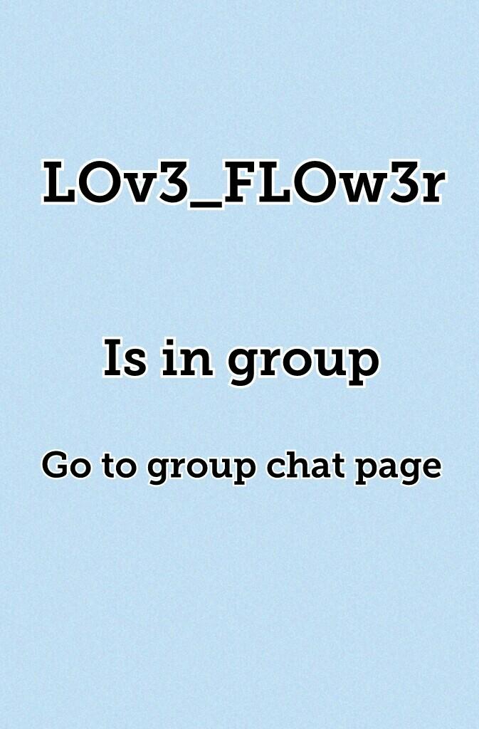 Go to group chat page