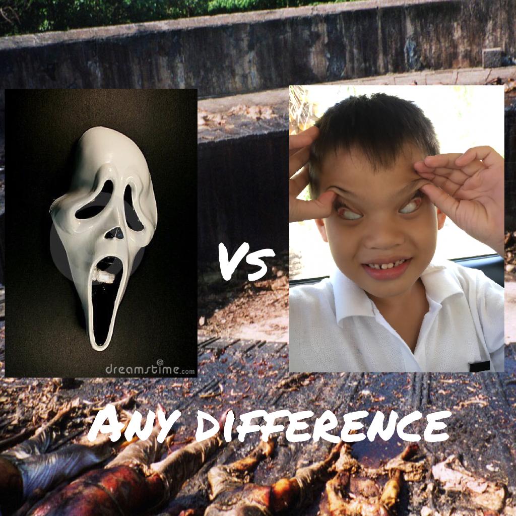 Any difference? They're both so ghoulish!