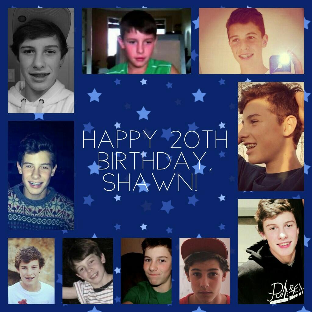 Happy 20th birthday, Shawn! 