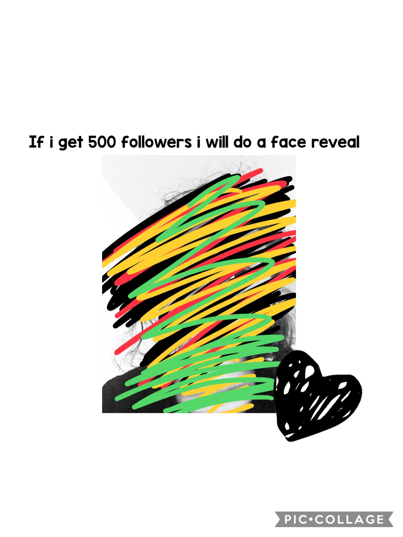 Face reveal only at 500 followers!!?!?
