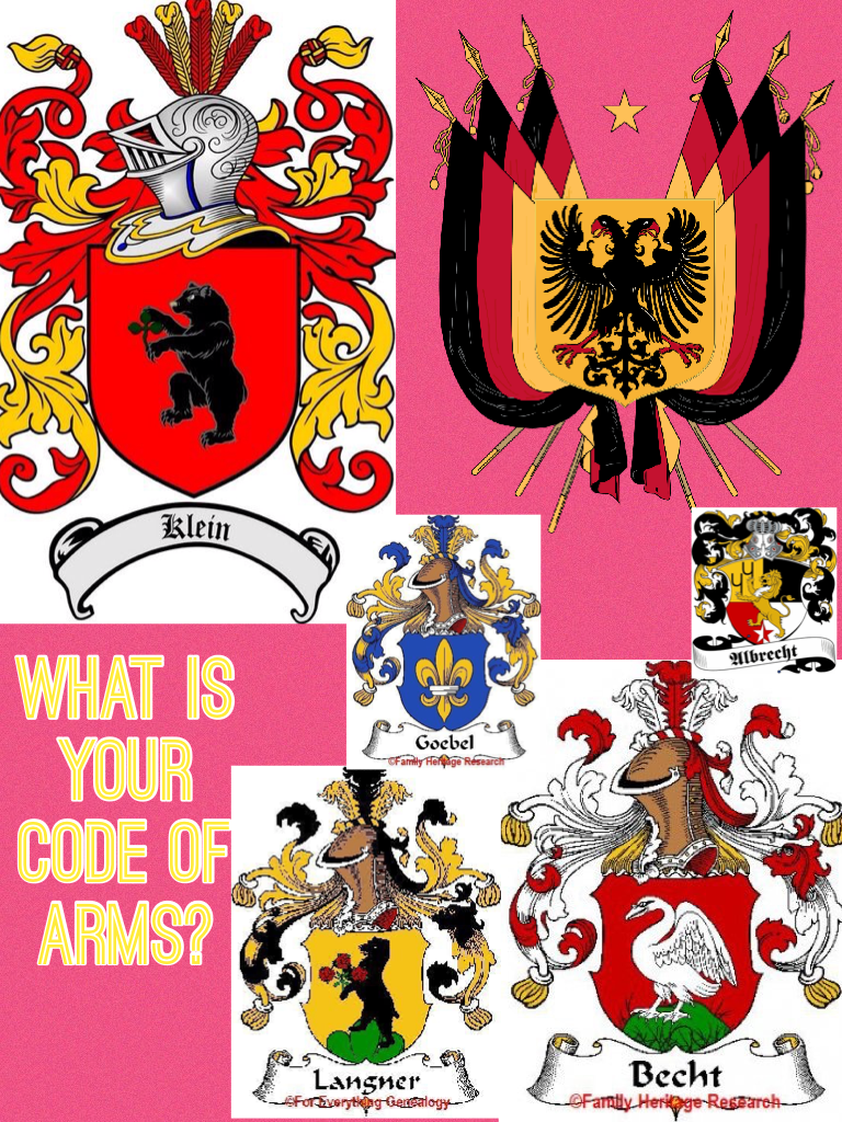 What is your code of arms?