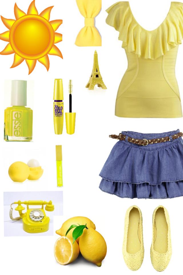 My yellow inspired outfit