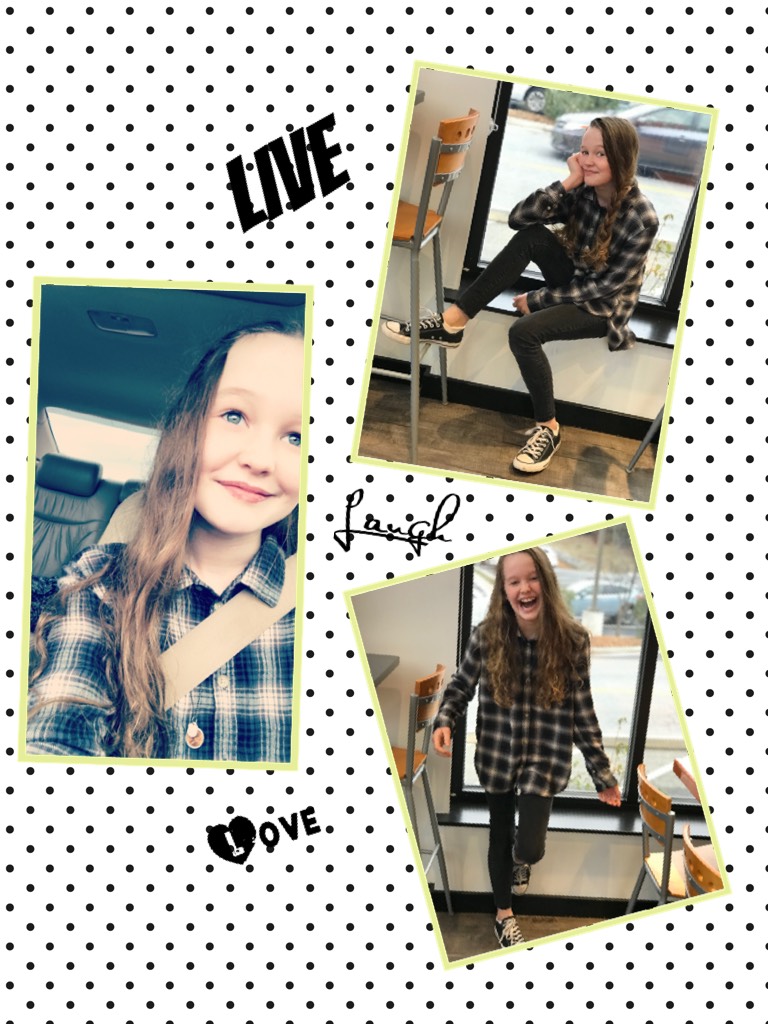 Live, Laugh, and Love! My name is Hadyn and I am 11 years old! I made this for my profile picture! Lol