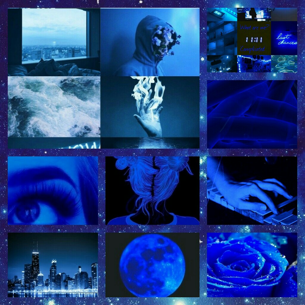 My blue night aesthetic x