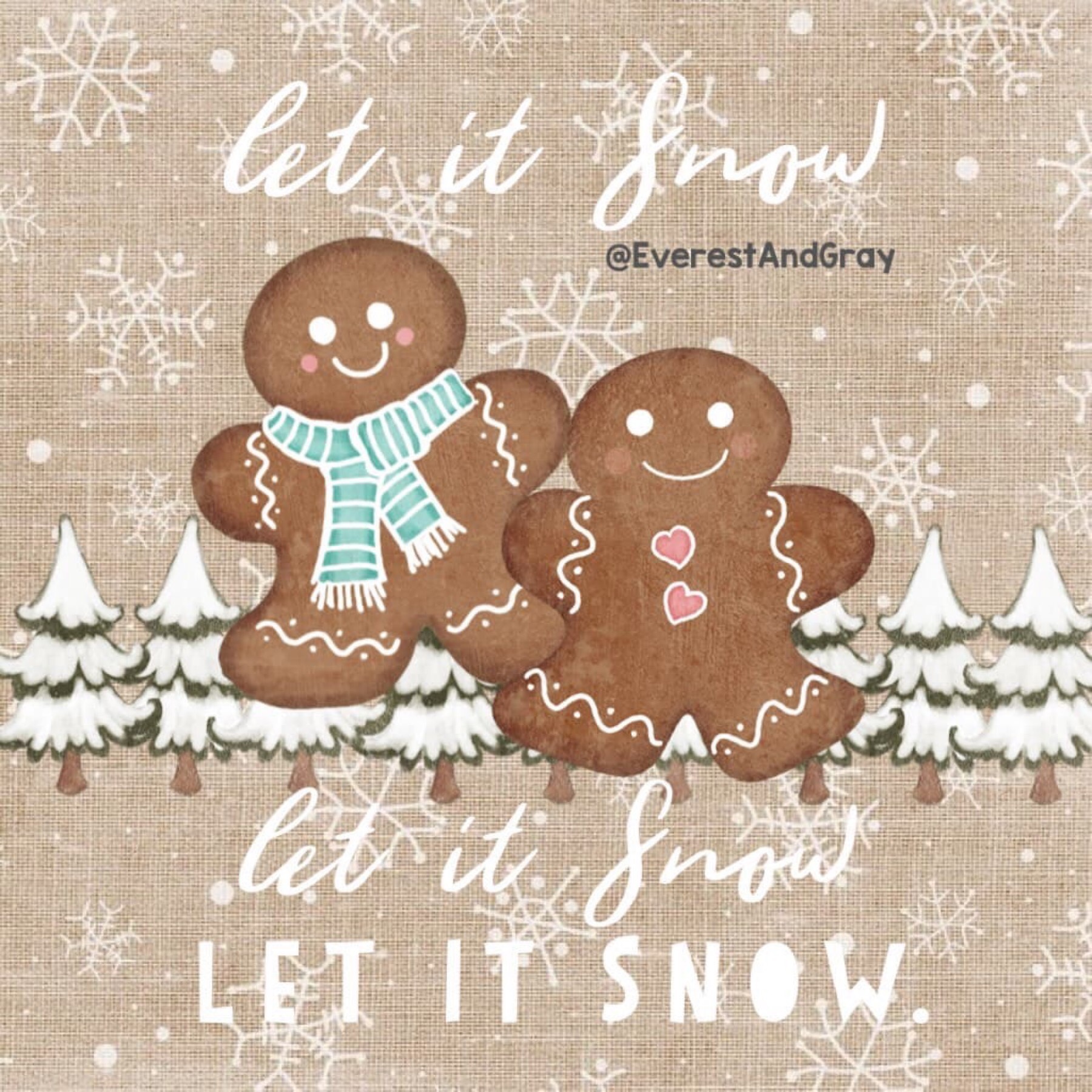 ☃️Let it Snow!❄️ Everyone enjoying winter break? 🛷🌲 
You can get my sticker pack #HollyJollyChristmas in the sticker shop + enjoy! ♥️😘 #Christmas #winter #snow @piccollage