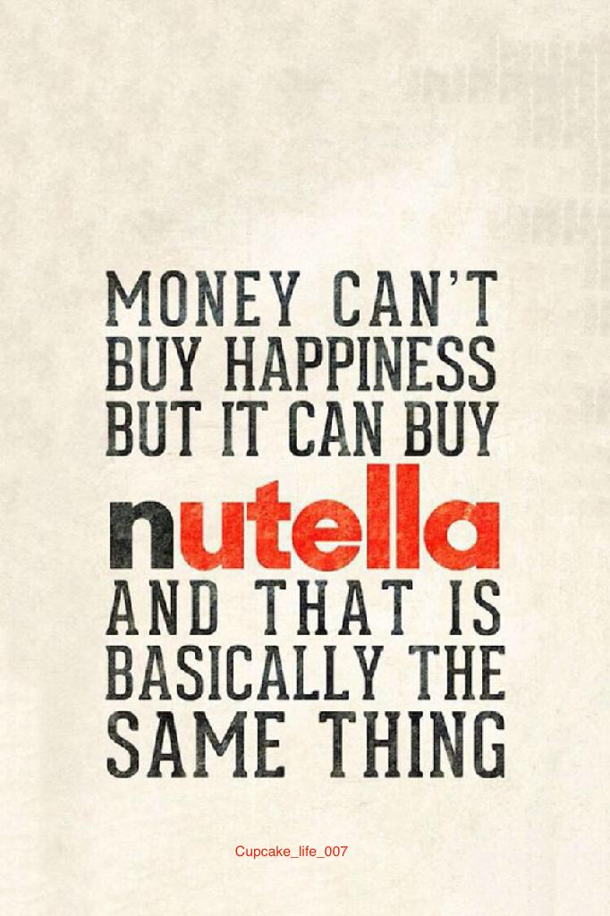 Nutella is my Bae😂😂😂