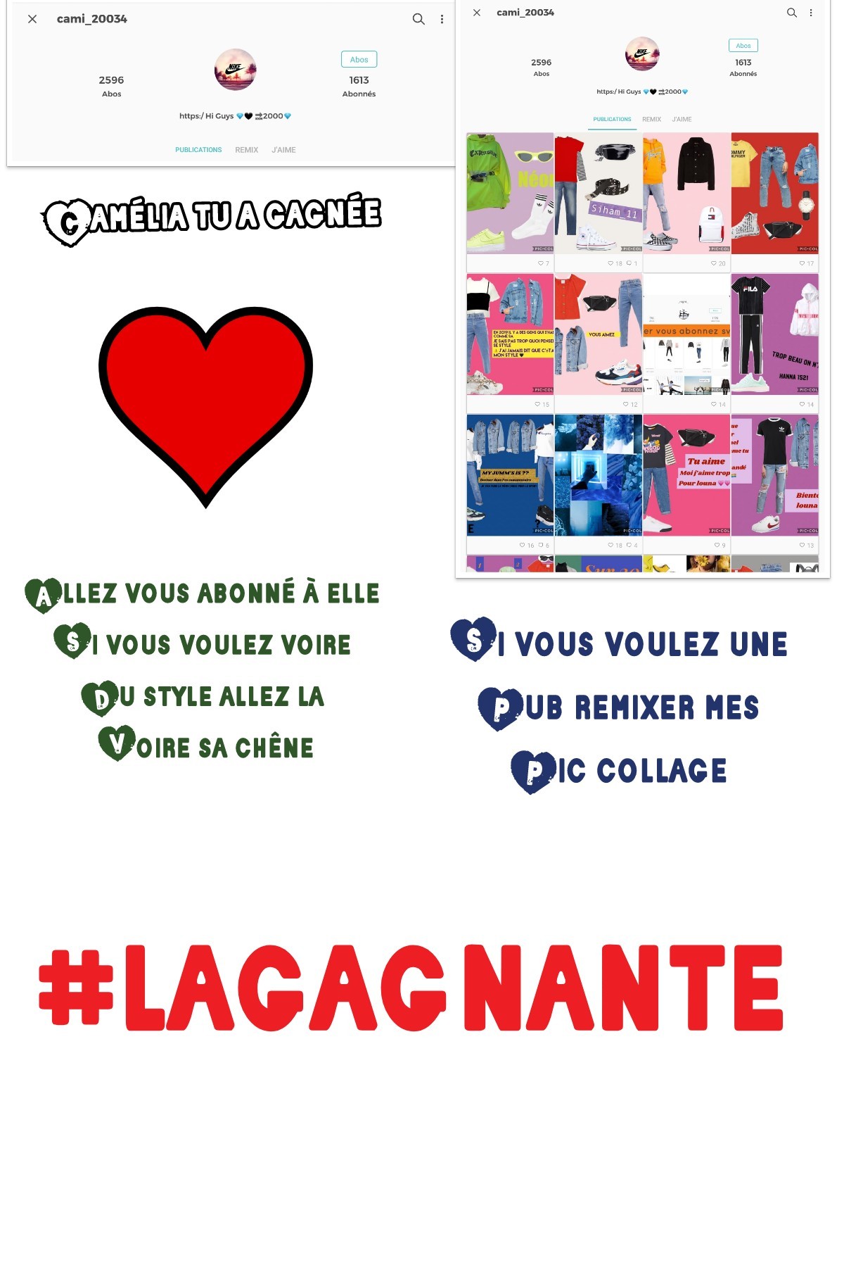 #lagagnante