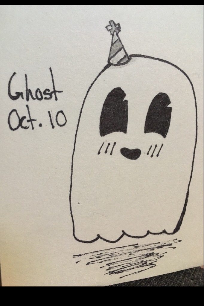 Have a happy ghost! Happy mental health to everyone, I hope everyone’s brain is being nice today and everyday
