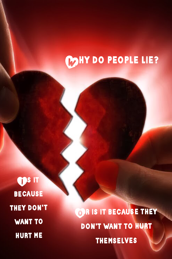 Why do people lie?