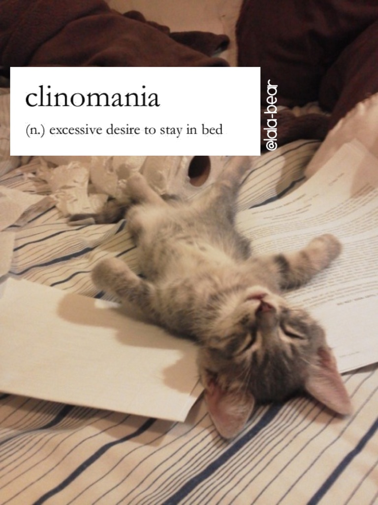 Clinomania 