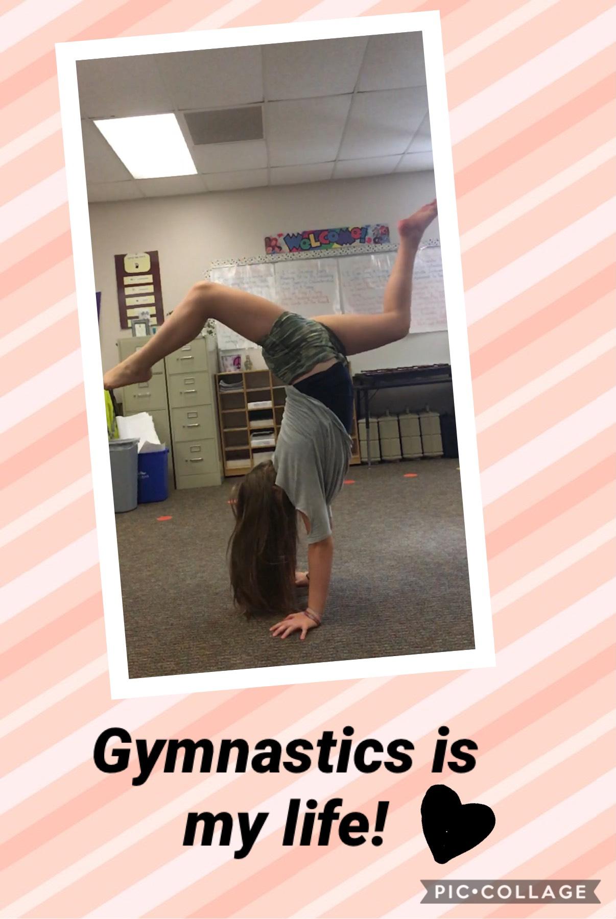 I love gymnastics❤️ (comment down below if you do or love gymnastics:)