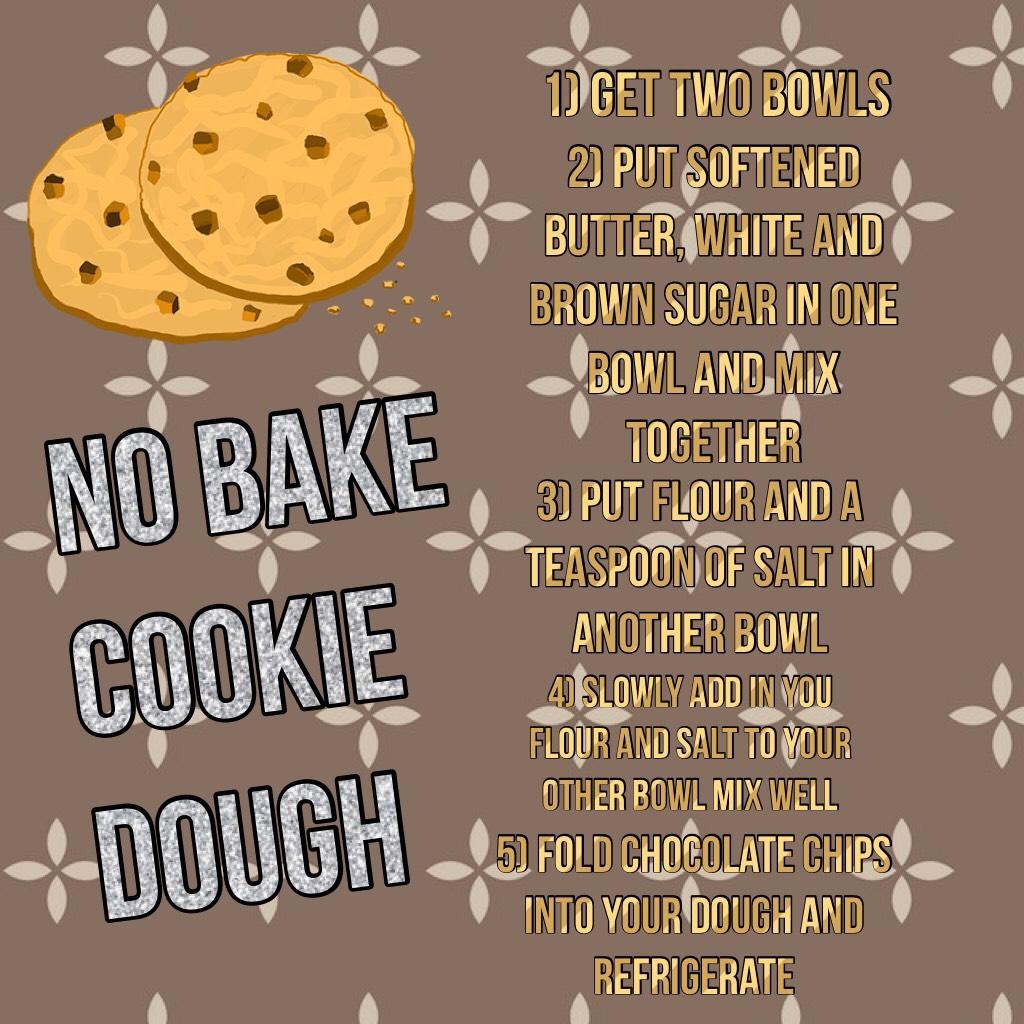 No bake cookie dough 