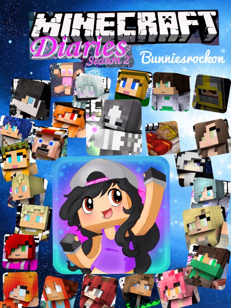 A collage for a contest that I'm really proud of, so I'm putting here.... Minecraft Diaries Rock!!!