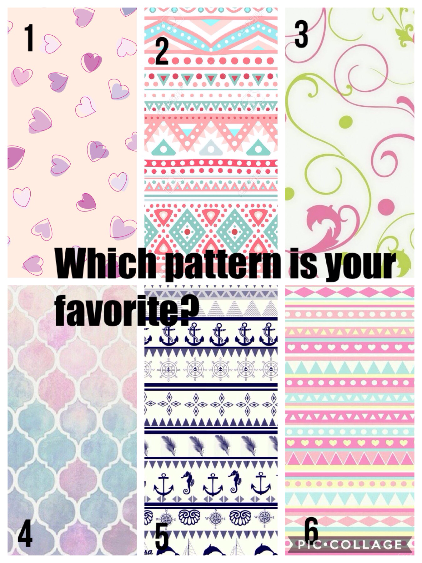 Put your favorite pattern's number in the comments.