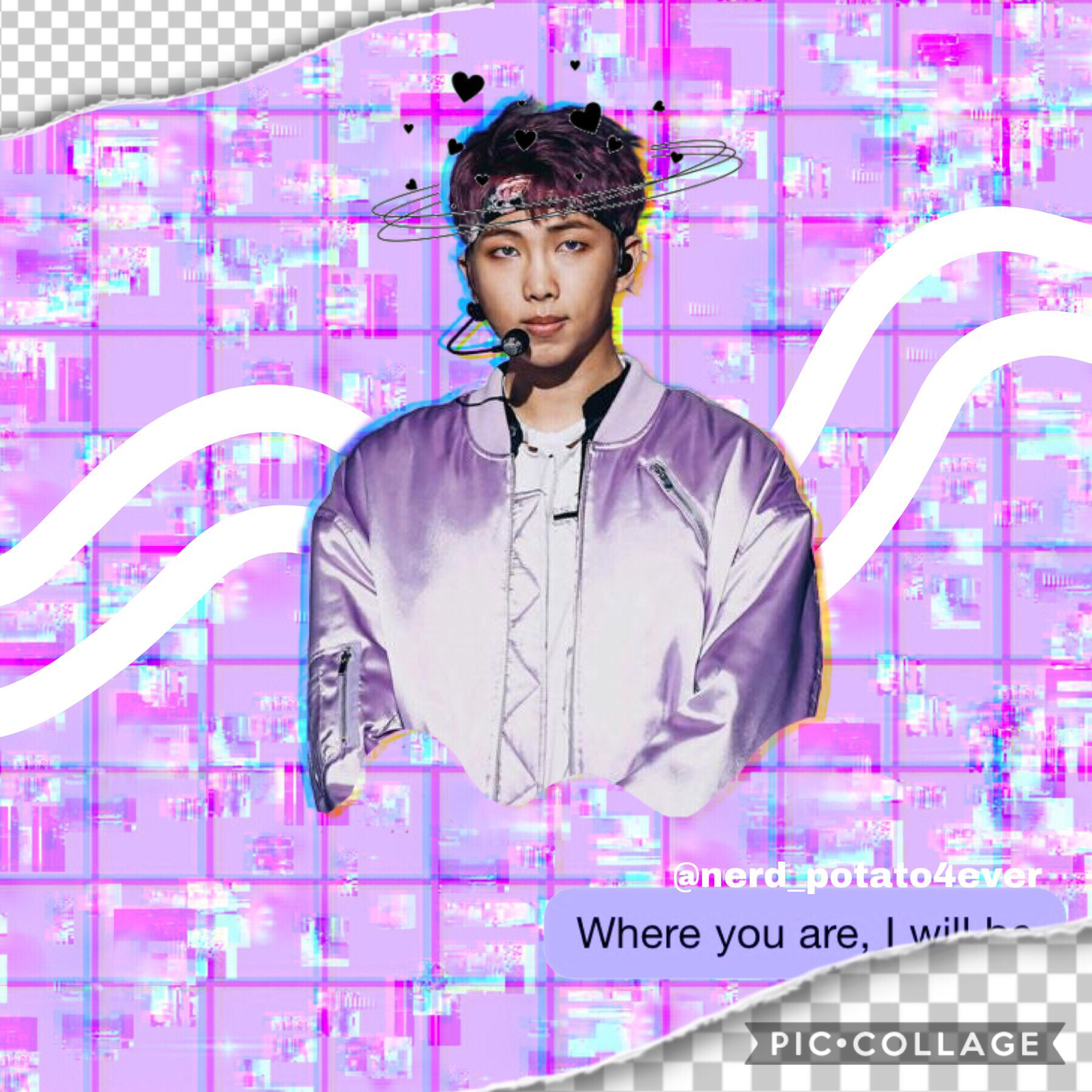 bro took me forever to make this 😪 I tried to the PicsArt thing where the grey and white checker thing abides to your regulations but instead I just found that sticker lol. I’m actually impressed by this edit, but I can’t do it the way just PicsArt (and m
