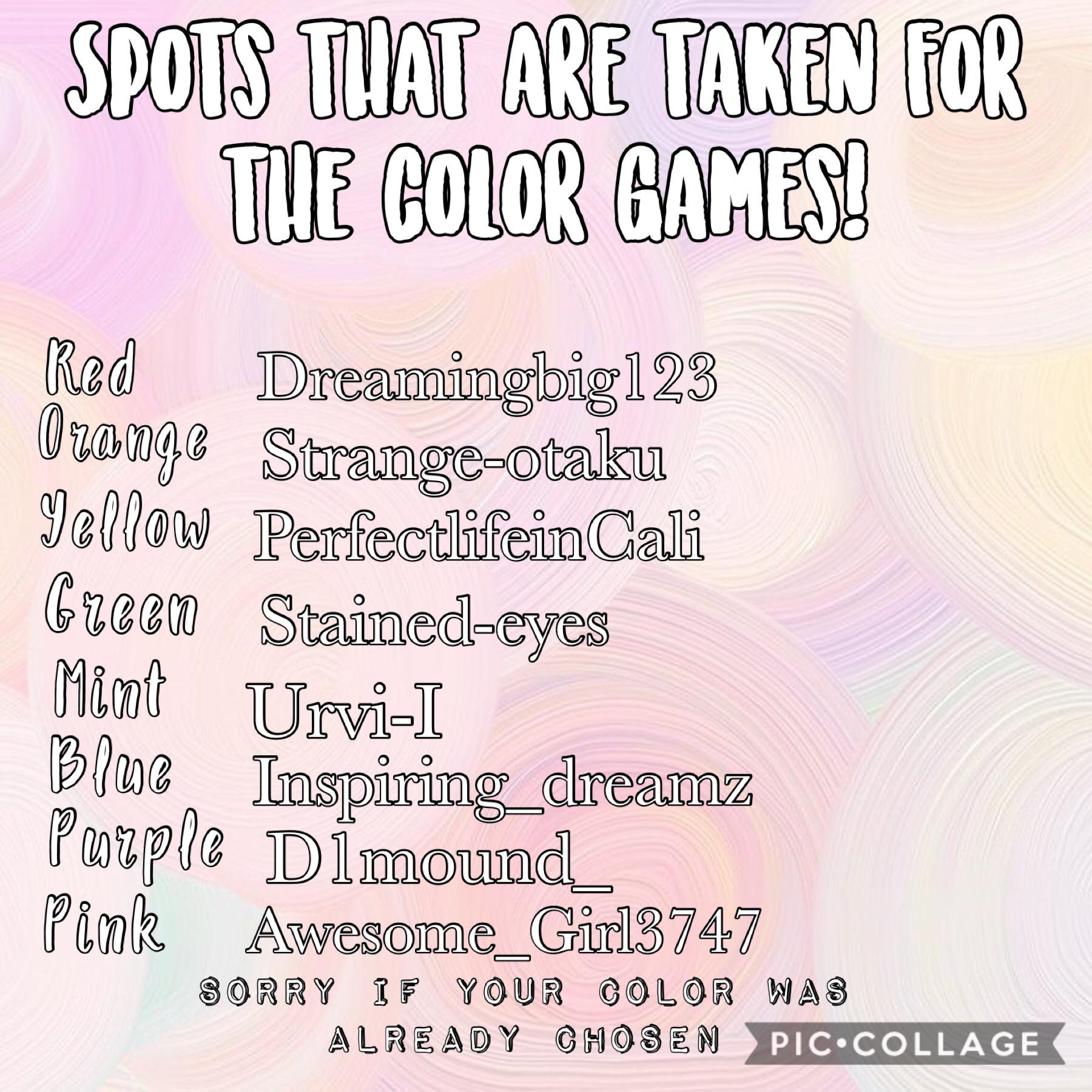 All spots taken!😜 Sorry if you missed out😖😬 I’m so excited and I hope you guys are too!❤️🧡💛💚💙💜Thx