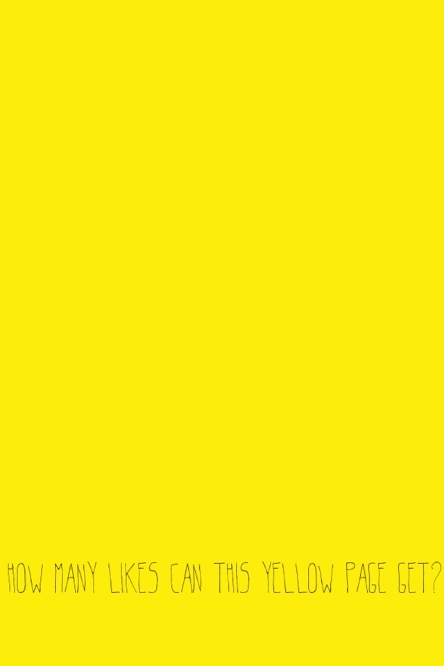 How many likes can this yellow page get?