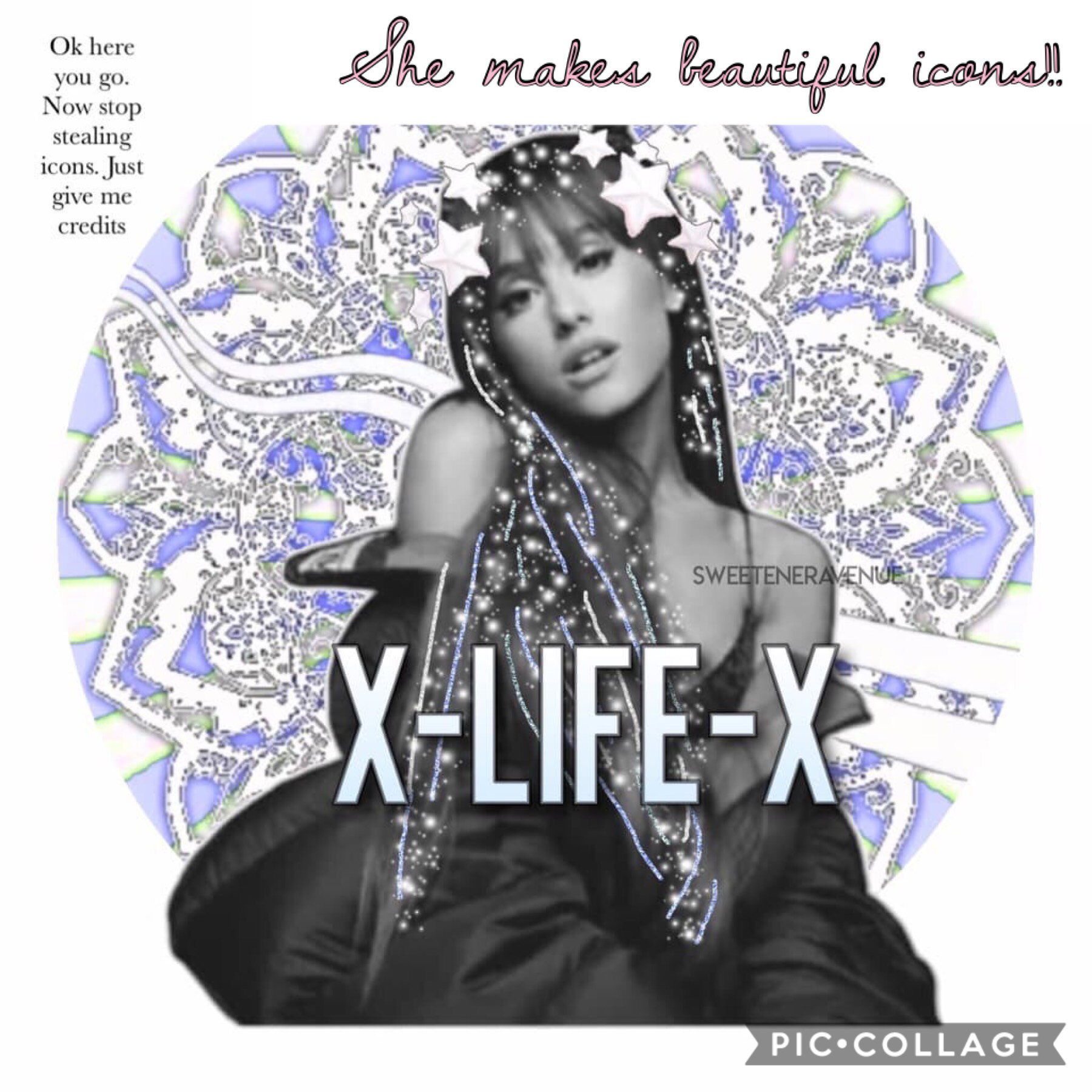 She is so talented! Look at this icon she made!! Just give credit when you get one:)💜💜💜