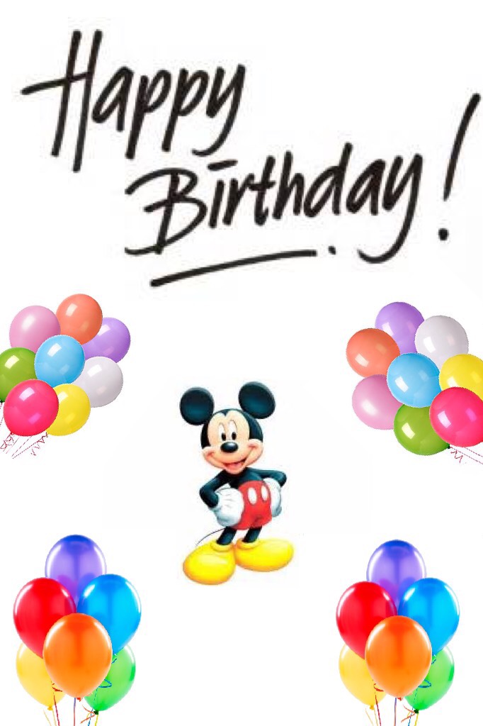 Happy birthday Mickey 