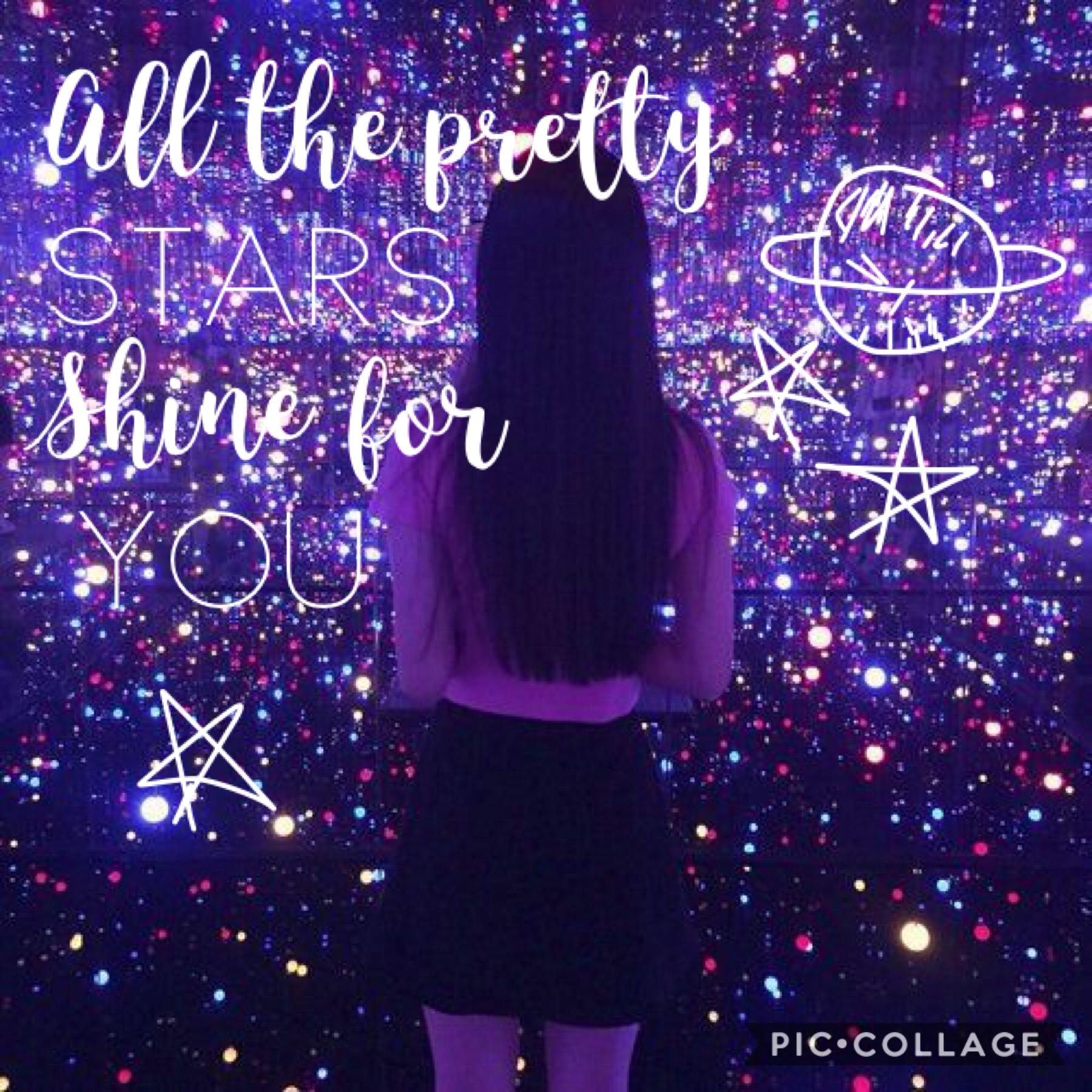 Tap!🌟🌚💜
All the pretty stars shine for you my friend-💜🌚✨👭