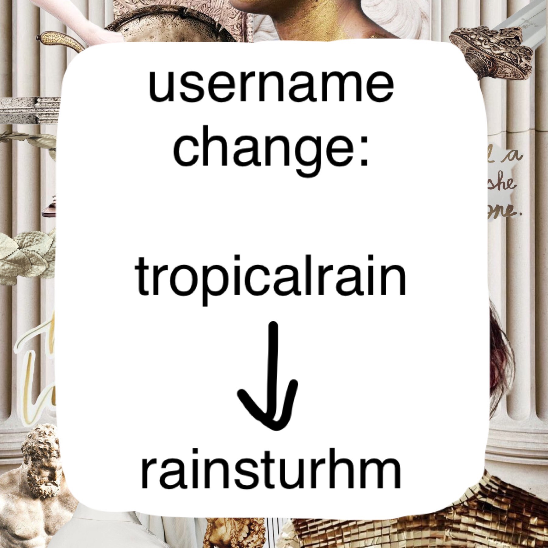username change