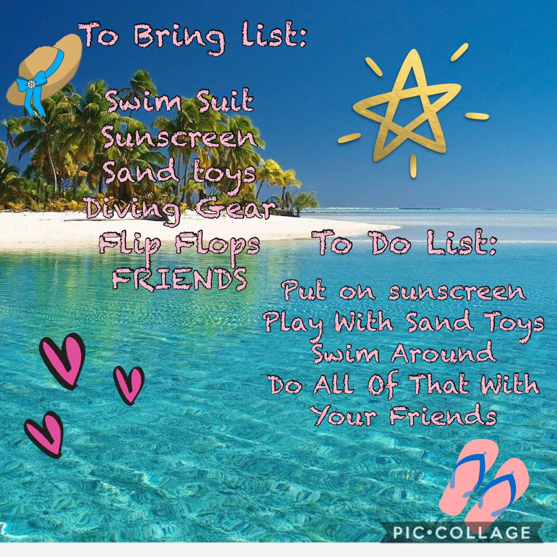 Summer Beach List 🏝