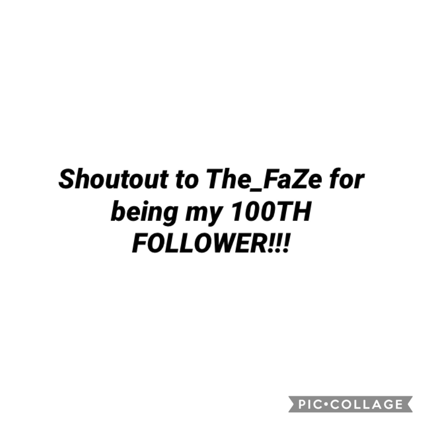 Thanks so much for 100 