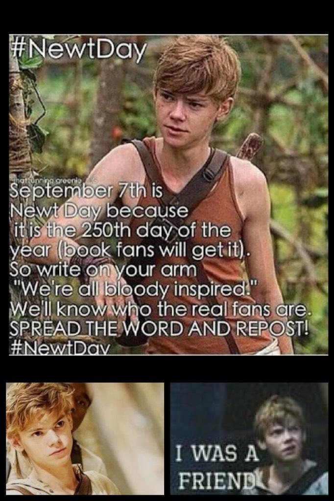 Newt Day is tomorrow September 7th!!!!!!! Spread the word!