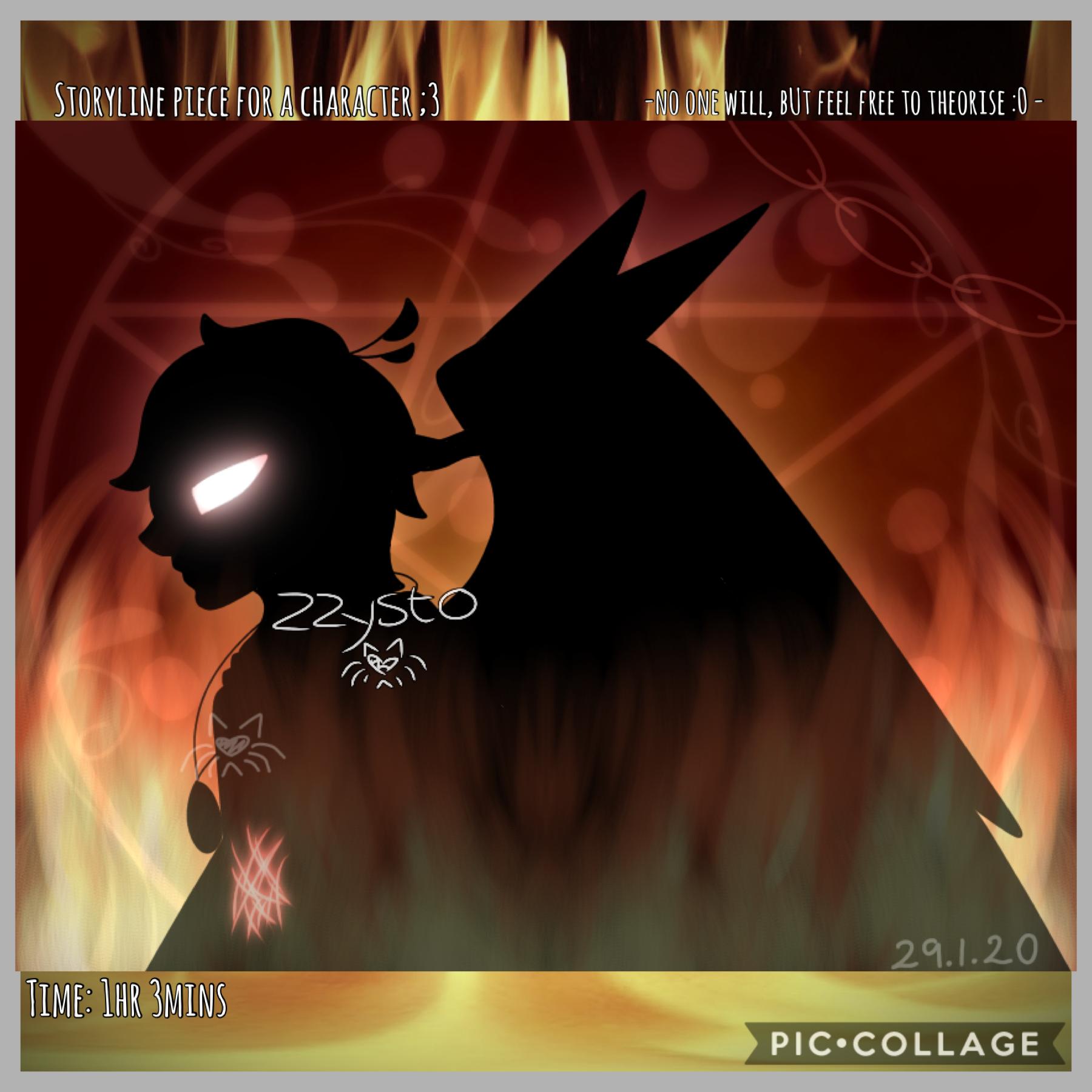 🔥🌌Tap🌌🔥
This turned out cooler than I expected I-
it’s kinda obvious who this character is, oop, but there is some stuff *cough* the background *cough* which reveals and links with his storyline~
feel free to theorise! no one ever does, but when you do I 