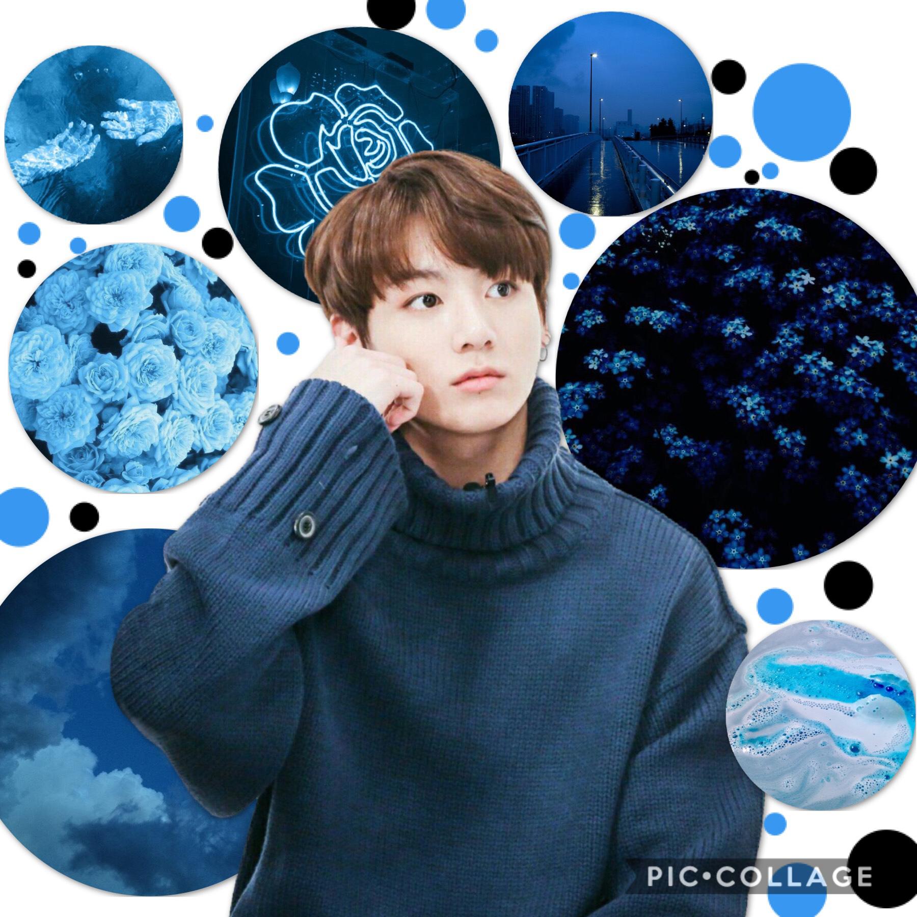 thank u so much everyone for all the love and support! we made oofsehun leave 😁😁 well here is a jungkook collage 🐰💙 #jungkook #jeon jungkook #jeongguk #bangtan #bts #blue aesthetic #kpop