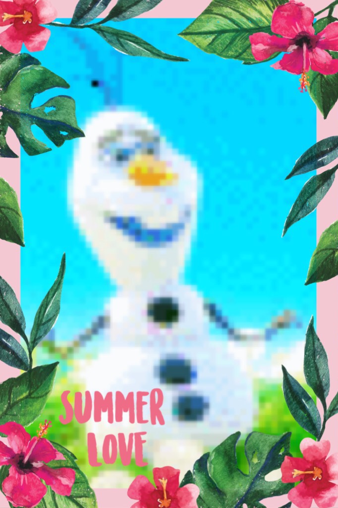 Olaf in summer!❤️

#summerlove 