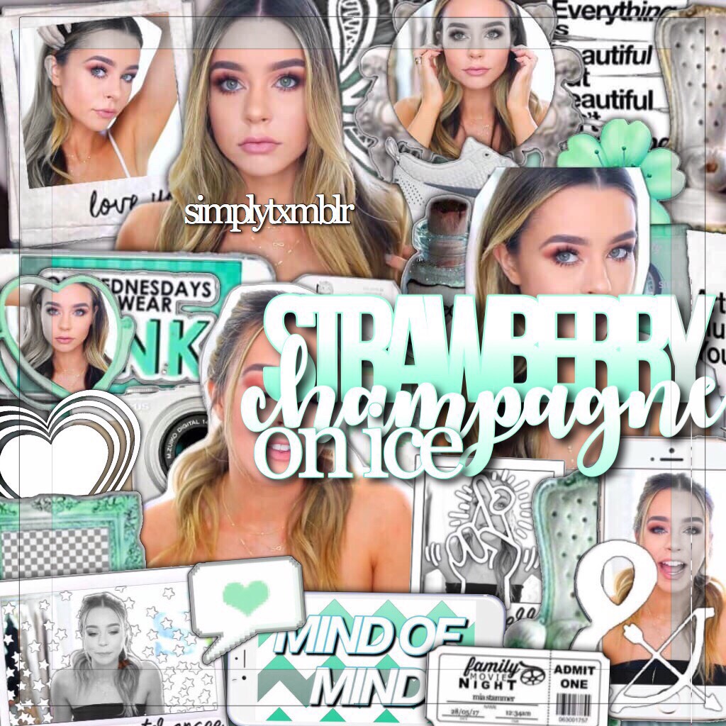 {TAP}
Hi!💕Sorry for being so inactive i've been v busy this week🌷, but last edit for mint green👗! Next color is light blue💕! Comment if you want to collab🙈!
LYSM💓
- H E A T H E R -
