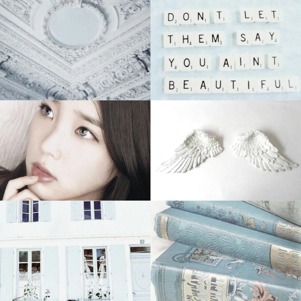 😇Click Here😇
______________
≪---•••---≫
Lee Ji Eun(IU) 
≪---•••---≫
______________

#blue #white #angel #blueeyes #books #wings 

--------------

Hi~^^ this is my second i account 
I sadly lost my other one... 
i hope my old followers can come and follow 