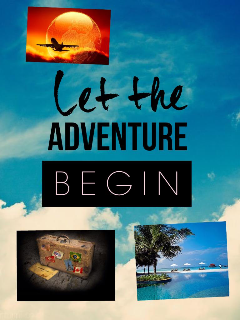 Let the adventure begin ✈️ 