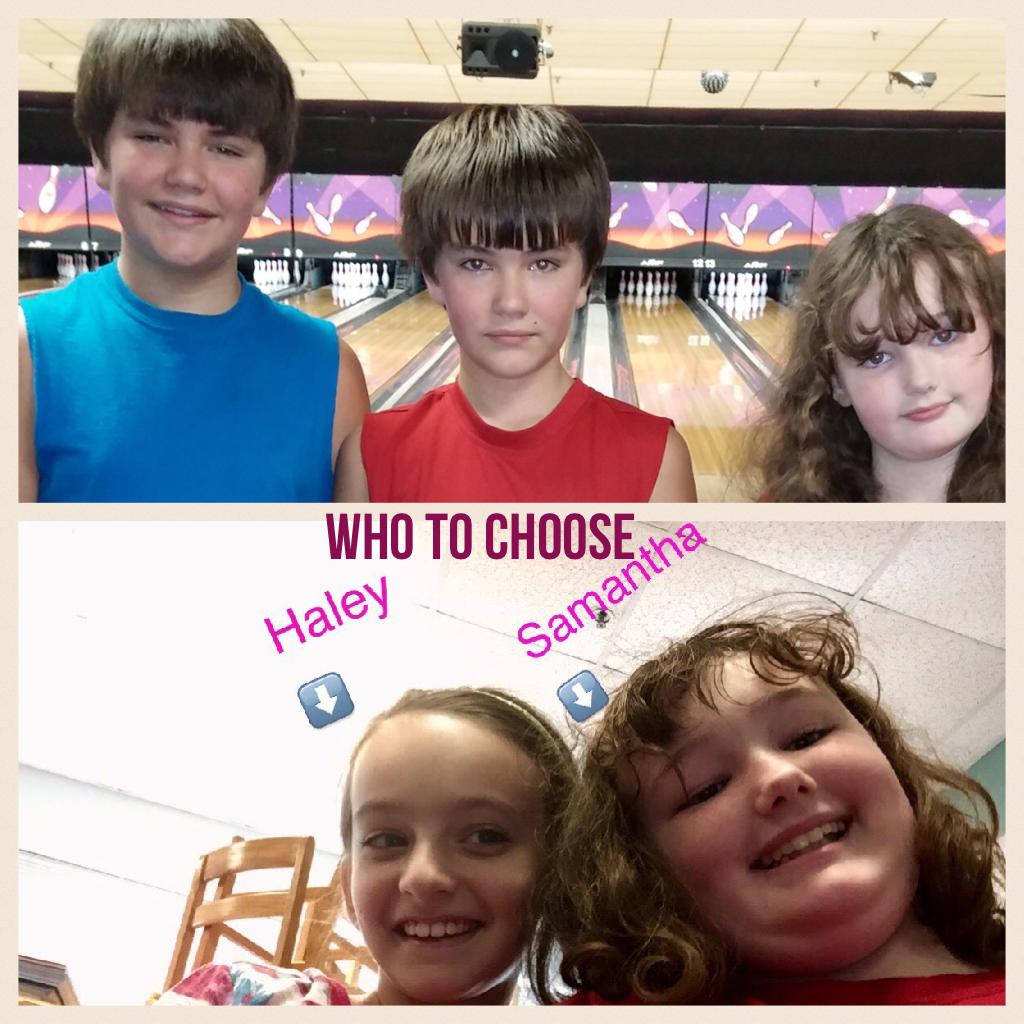 Which group to choose Haley or Josh and Nick. 😳 