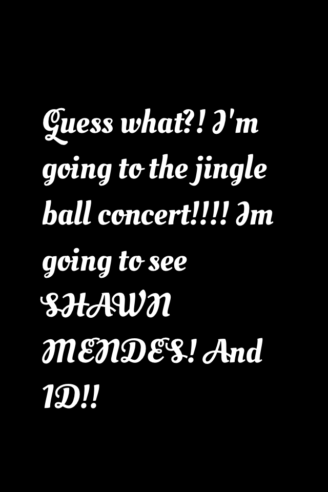  jingle ball concert!!!! 