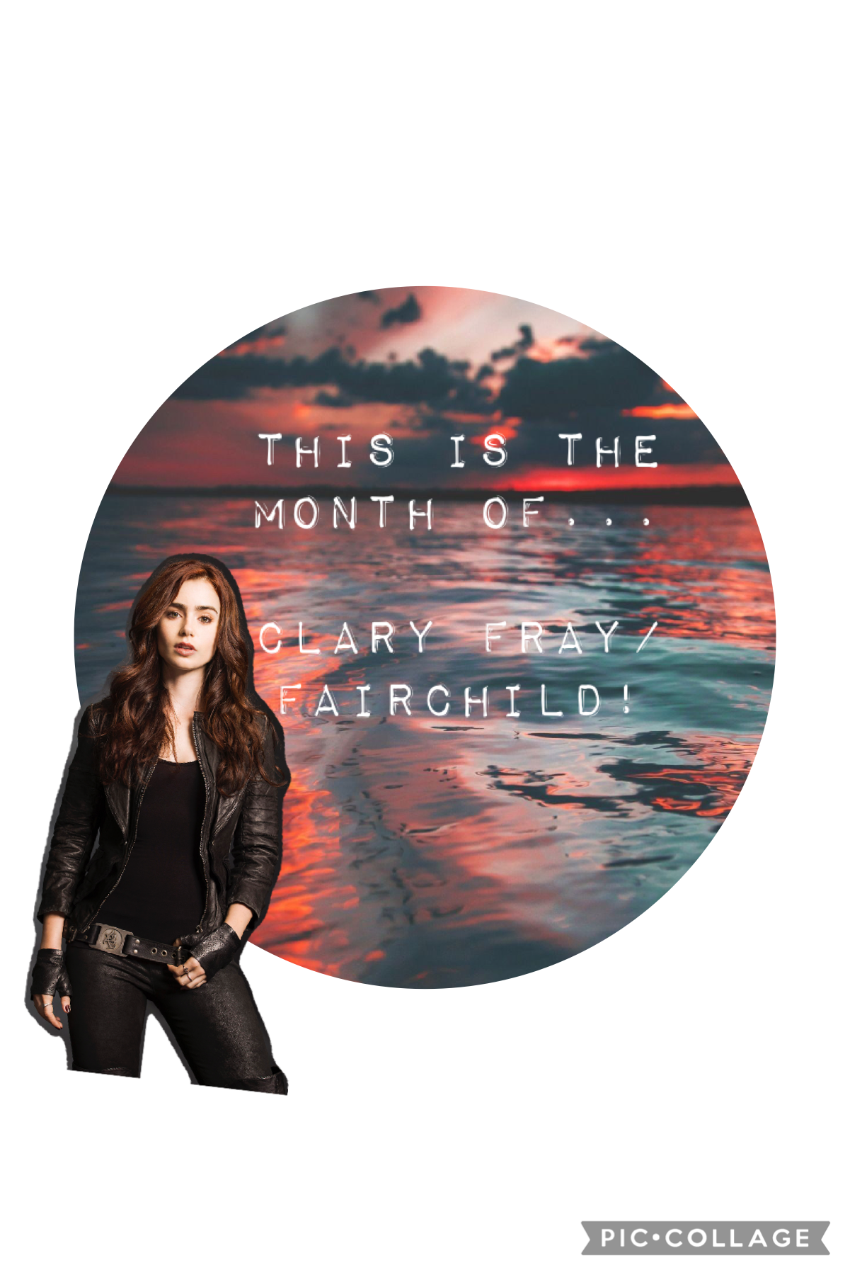 TAP

this month is the month of clary fray/fairchild! I will be posting stuff related to her the whole month of April-May! Enjoy!